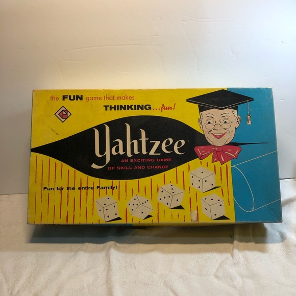 Vintage Yahtzee Game 1956, 1960 The Greeting Company Complete But No Orig Pencil - Picture 15 of 15